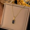 peace lock necklace